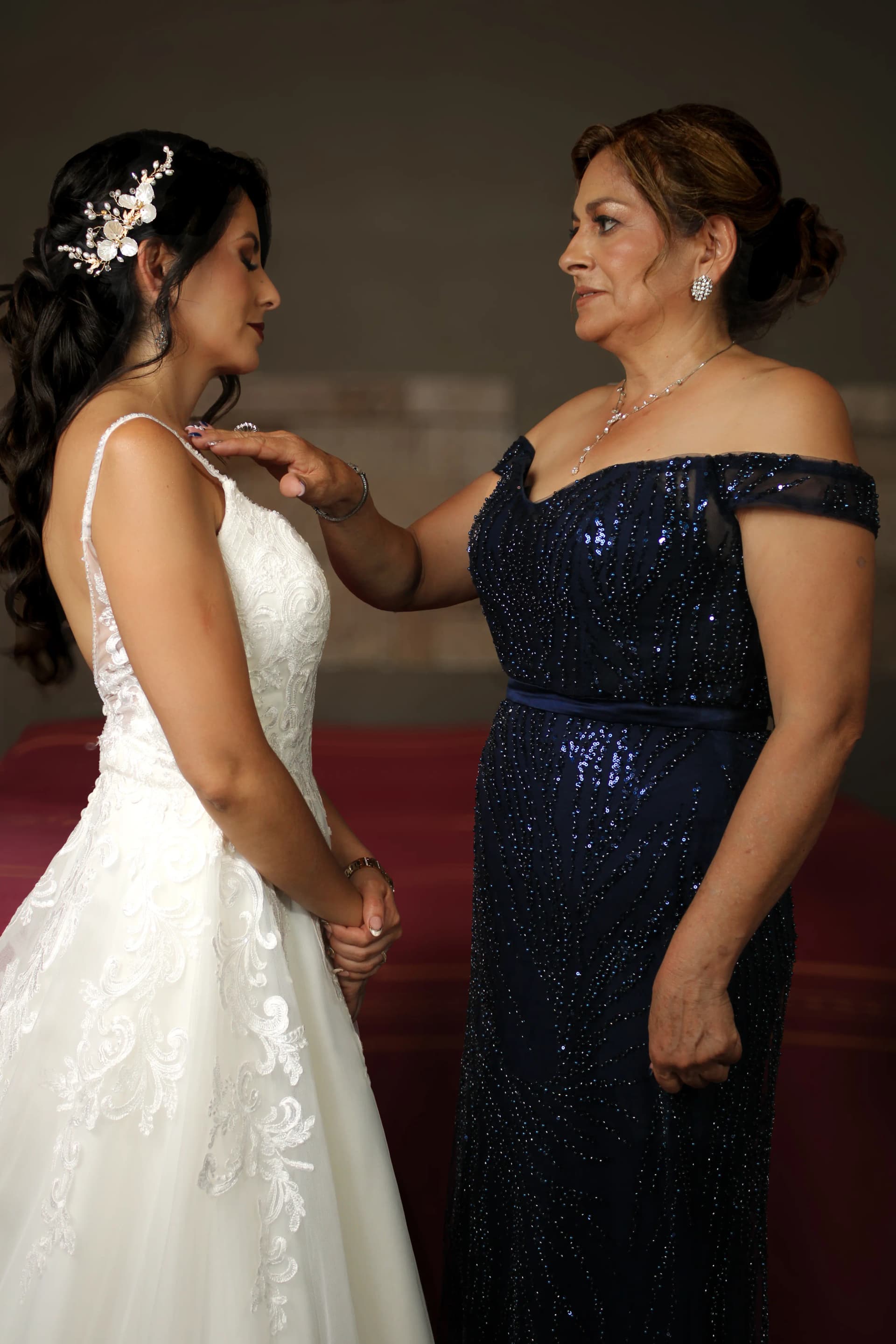 Preparativos de la novia